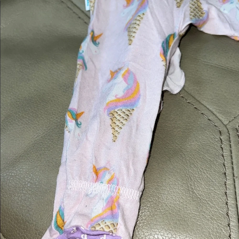 Posh Peanut Bamboo Unicorn Ice Cream One Piece 3-6 months - Picture 7 of 11